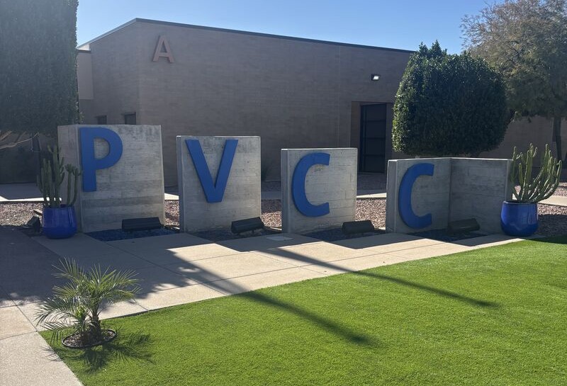 PVCC campus sign